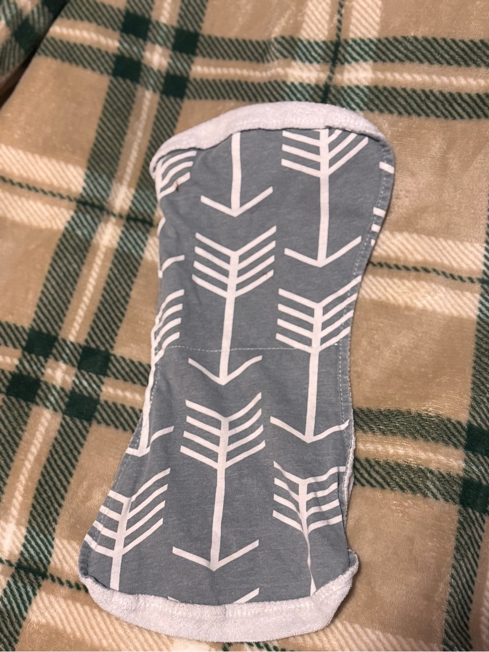 Burper Gray Arrow-Print Unbranded